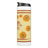 Bouteilles Isothermes Carte de voeux encadrée Happy Halloween typographi (Tourné sur la droite)