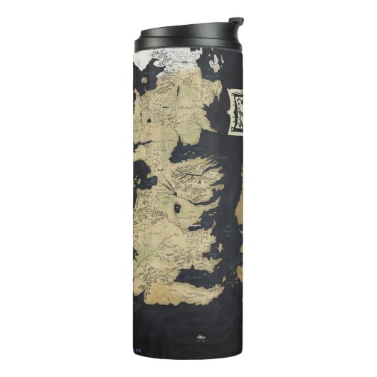 Bouteilles Isothermes Carte de Westeros (Tourné sur la gauche)