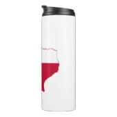 Bouteilles Isothermes carte drapeau Texas (Tourné sur la droite)