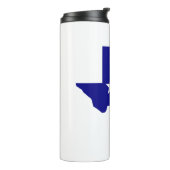 Bouteilles Isothermes Carte du drapeau texan natif (Tourné sur la gauche)