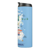 Bouteilles Isothermes Carte du livre de Metropolis (Tourné sur la droite)