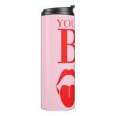 Bouteilles Isothermes Carte Jour des Valentines Rouge Rose (Tourné sur la gauche)