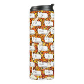 Bouteilles Isothermes Cartoon Cats Doodle Line Drawing (Tourné sur la gauche)