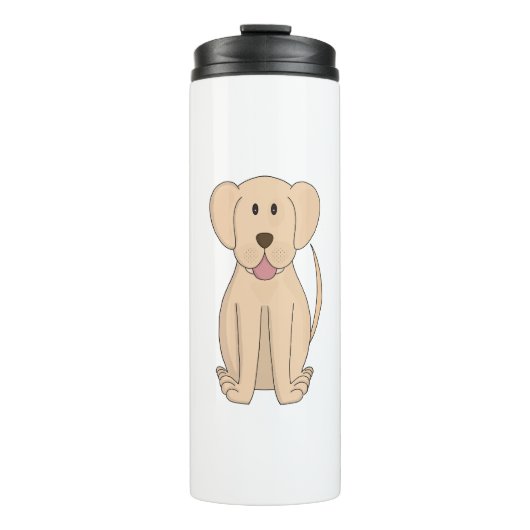 Bouteilles Isothermes Cartoon de chien Extraordinaire Labrador Retriever (Devant)