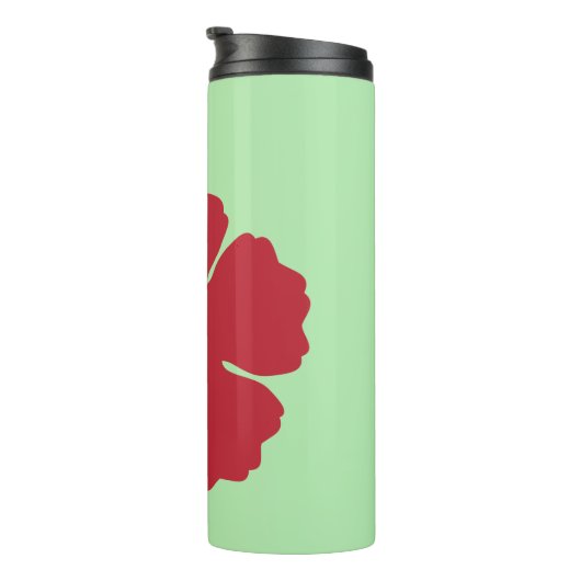 Bouteilles Isothermes Cartoon rouge Hibiscus simple (Tourné sur la droite)