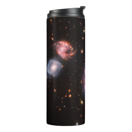 Bouteilles Isothermes Cartwheel Galaxy, James Webb Télescope Spatial (Tourné sur la gauche)