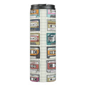 Bouteilles Isothermes Cassette de musique rétro : Icône nostalgique (Dos)