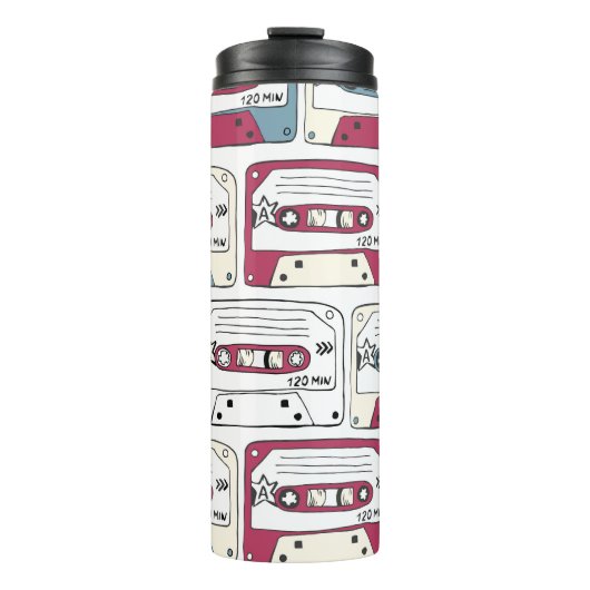 Bouteilles Isothermes Cassettes de musique rétro : Arrière - plan de roc (Devant)