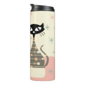 Bouteilles Isothermes Cat du milieu du siècle moderne (Tourné sur la droite)