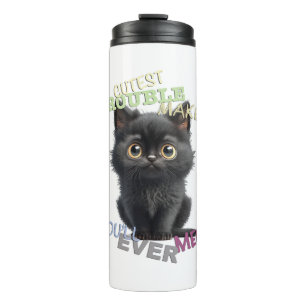Bouteilles Isothermes Cat Kitten Cuttest Trouble Maker Cute Adorable Fun