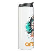 Bouteilles Isothermes Catsmonaute Astronaut Chat Ou Chat Spatial (Tourné sur la gauche)