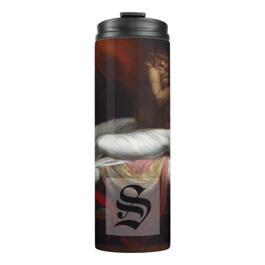 Bouteilles Isothermes Cauchemar par Henry Fuseli Gothic Macabre Dark Art (Devant)