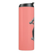 Bouteilles Isothermes Cavalier de Motorcyle de panda (Tourné sur la gauche)