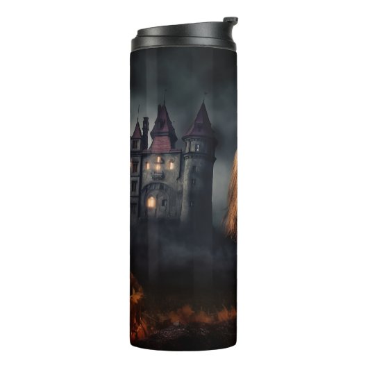 Bouteilles Isothermes Cavalier King Charles Spaniel Halloween effrayant (Tourné sur la gauche)