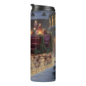 Bouteilles Isothermes Cavalier King Charles Spaniel Noël Festive (Tourné sur la droite)