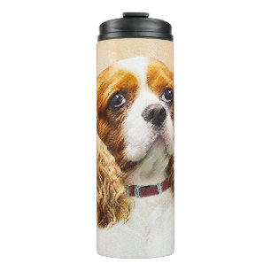 Bouteilles Isothermes Cavalier King Charles Spaniel Peinture originale