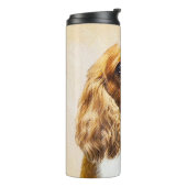Bouteilles Isothermes Cavalier King Charles Spaniel Peinture originale (Tourné sur la gauche)