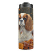 Bouteilles Isothermes Cavalier King en automne Feuilles automne Inspirat (Devant)