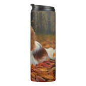 Bouteilles Isothermes Cavalier King en automne Feuilles automne Inspirat (Tourné sur la droite)