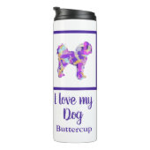 Bouteilles Isothermes Cavapoo Cute Chien Silhouette PPY&B (Tourné sur la droite)