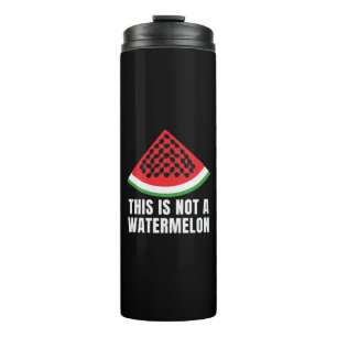 Bouteilles Isothermes Ce n'est pas une pastèque - Palestinien keffiyeh