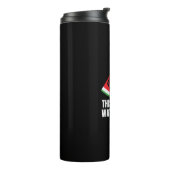 Bouteilles Isothermes Ce n'est pas une pastèque - Palestinien keffiyeh (Tourné sur la gauche)