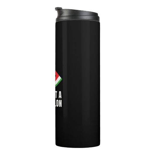 Bouteilles Isothermes Ce n'est pas une pastèque - Palestinien keffiyeh (Tourné sur la droite)
