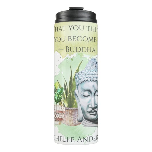 Bouteilles Isothermes Ce que vous pensez Aquarelle Voyage Mug (Devant)