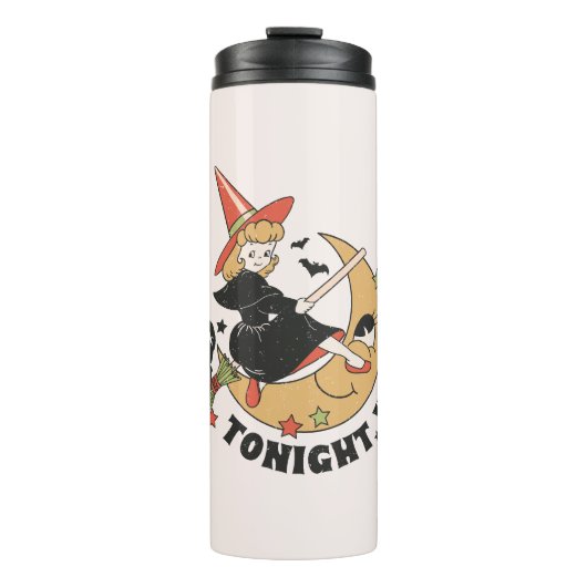 Bouteilles Isothermes Ce Soir, Nous Volons Une Sorcière Mignonne (Devant)