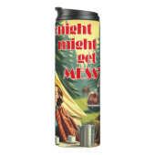 Bouteilles Isothermes Ce Soir Pourrait Être Dur Camping (Tourné sur la droite)