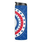Bouteilles Isothermes Célébrez les étoiles rouge, blanc et bleu (Tourné sur la droite)
