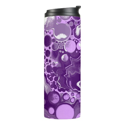 Bouteilles Isothermes Cellules d'art fluides en marbre violet (Tourné sur la gauche)