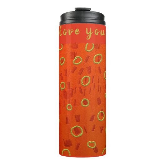 Bouteilles Isothermes Cercles de vie dans l'amour (Devant)