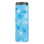 Bouteilles Isothermes Cercles d'hiver : Pois Abstraits. (Dos)