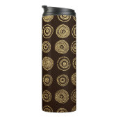 Bouteilles Isothermes Cercles d'or : Motif à main (Tourné sur la droite)