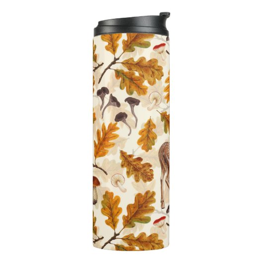 Bouteilles Isothermes Cerf dans la forêt automnale (Tourné sur la gauche)