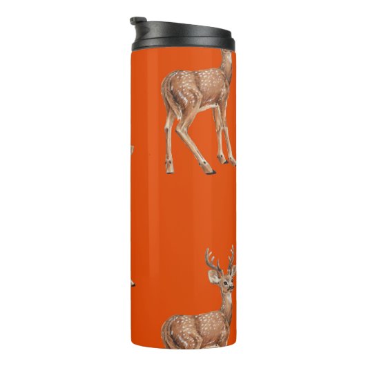 Bouteilles Isothermes Cerf en rouge (Tourné sur la droite)