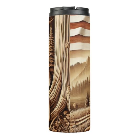 Bouteilles Isothermes Cerf Majestic dans la forêt de Serene (Dos)