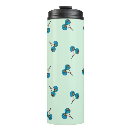 Bouteilles Isothermes Cerise bleue (Devant)