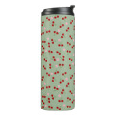 Bouteilles Isothermes Cerises Et Fleurs (Tourné sur la gauche)