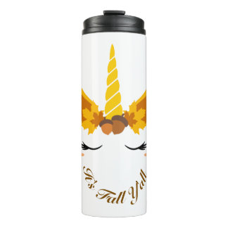 Bouteilles Isothermes C'est Automne Y'all Automne Unicorne Stainless Tum