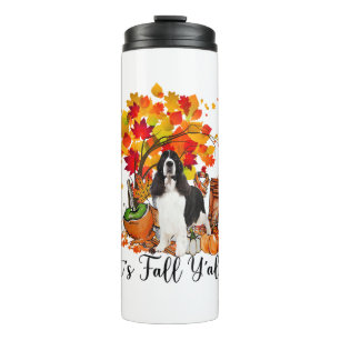 Bouteilles Isothermes C'est automne Y'all Springer Spaniel Dog Halloween
