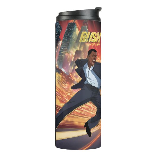 Bouteilles Isothermes C'est une heure de pointe (Tourné sur la gauche)