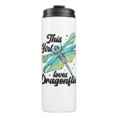 Bouteilles Isothermes Cette Fille Aime Les libellules Dragonfly Lover T- (Devant)