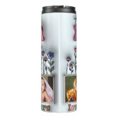 Bouteilles Isothermes Cette maman aime la photo de ses enfants Fleur sau (Dos)