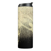 Bouteilles Isothermes Chaîne Hip hop Faux Sparkles Nom monogramme (Tourné sur la gauche)