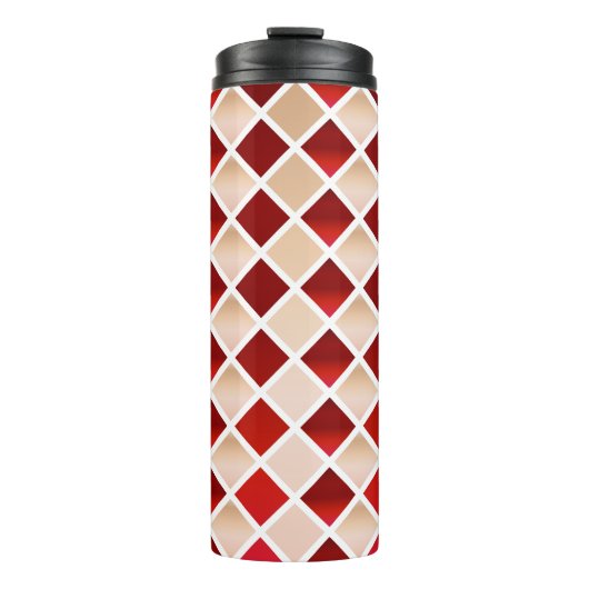Bouteilles Isothermes Chair et sang (À damiers diamant) (Devant)
