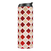 Bouteilles Isothermes Chair et sang (À damiers diamant) (Tourné sur la gauche)