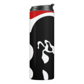 Bouteilles Isothermes Chambre de décalage : Noir, Blanc et Rouge Abstrai (Tourné sur la gauche)