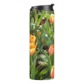 Bouteilles Isothermes Champ de tulipes orange (Tourné sur la gauche)